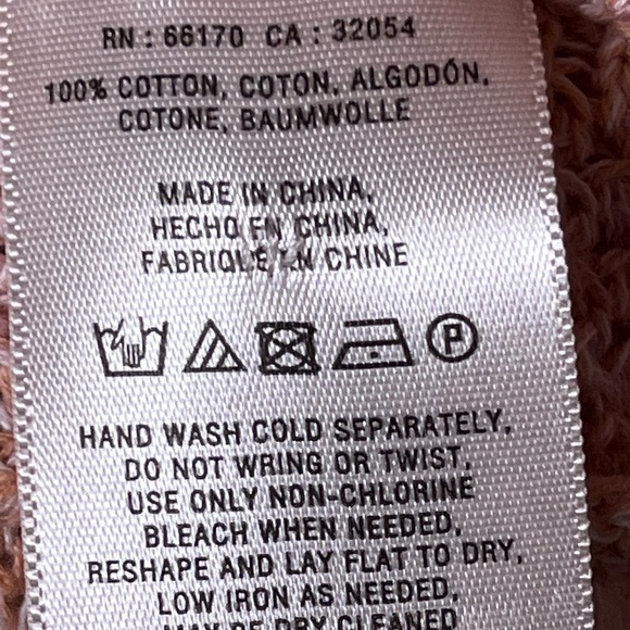 Anthropologie Moth | Multicolored Zola Striped Lightweight Knit Poncho, M/L - Picture 6 of 8